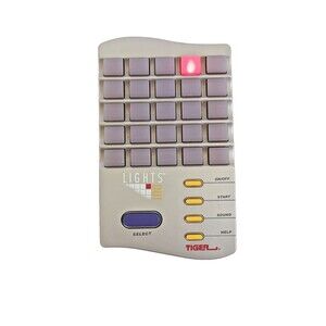 Vintage 1995 Tiger Lights Out Electronic Handheld Puzzle Game Works